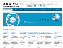 Tablet Screenshot of internet.arkomnet.eu